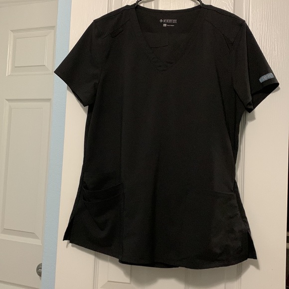 Black Med Couture Scrub Set - Picture 9 of 11